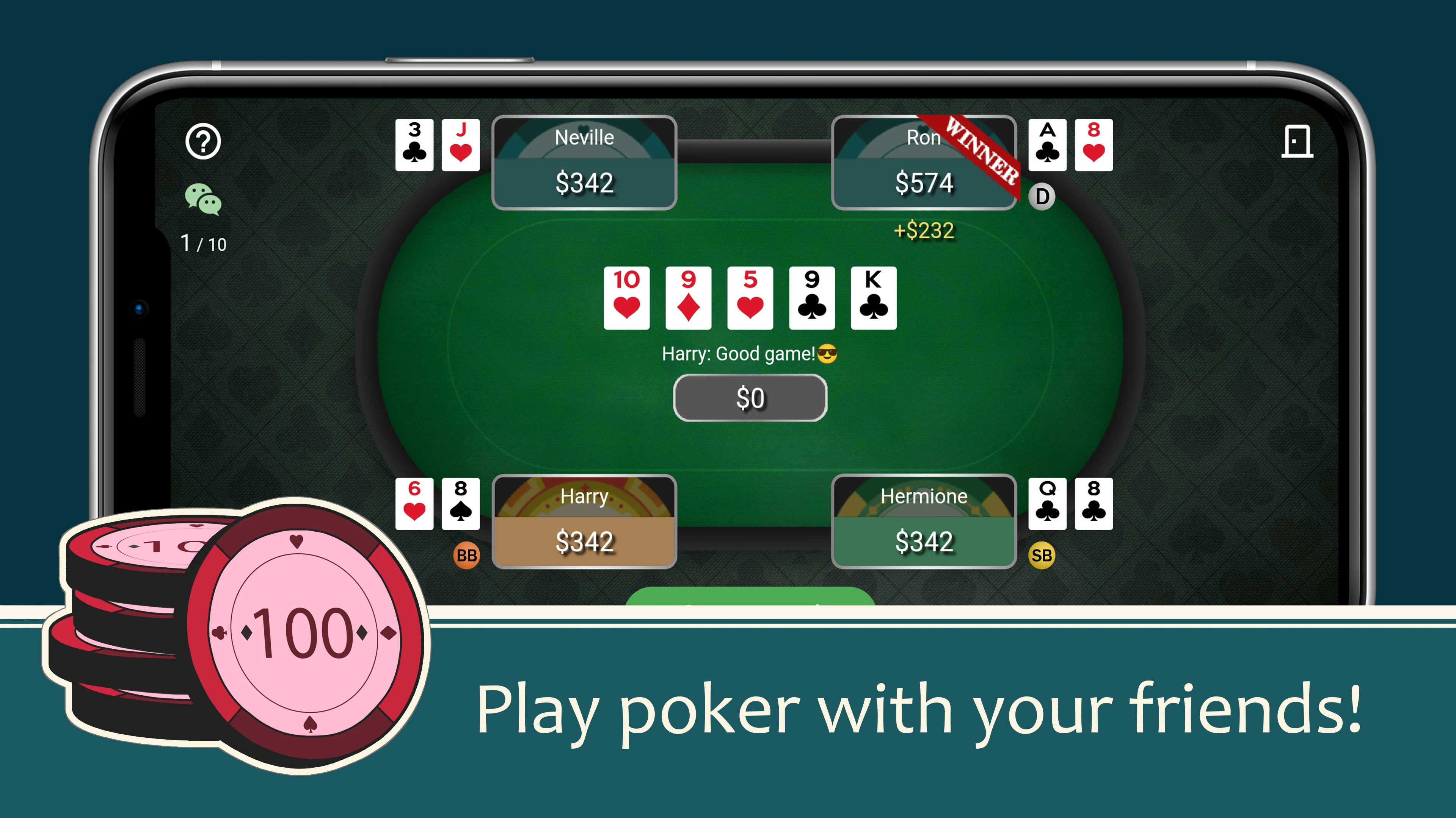 Poker Friends — Texas Holdem screenshot